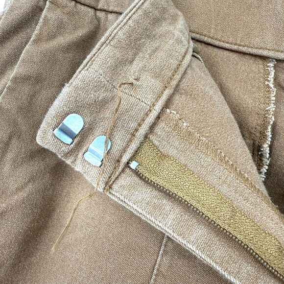 J. Jill Premium Bi-Stretch Pants Size 12 Brown Acorn Straight Leg Cotton Pockets - Picture 6 of 14